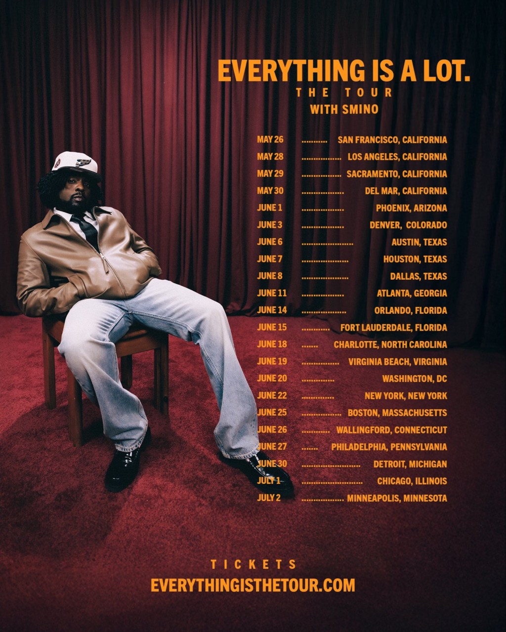 Wale heading out on road Everything Is A Lot. The Tour with Smino&nbsp;preview