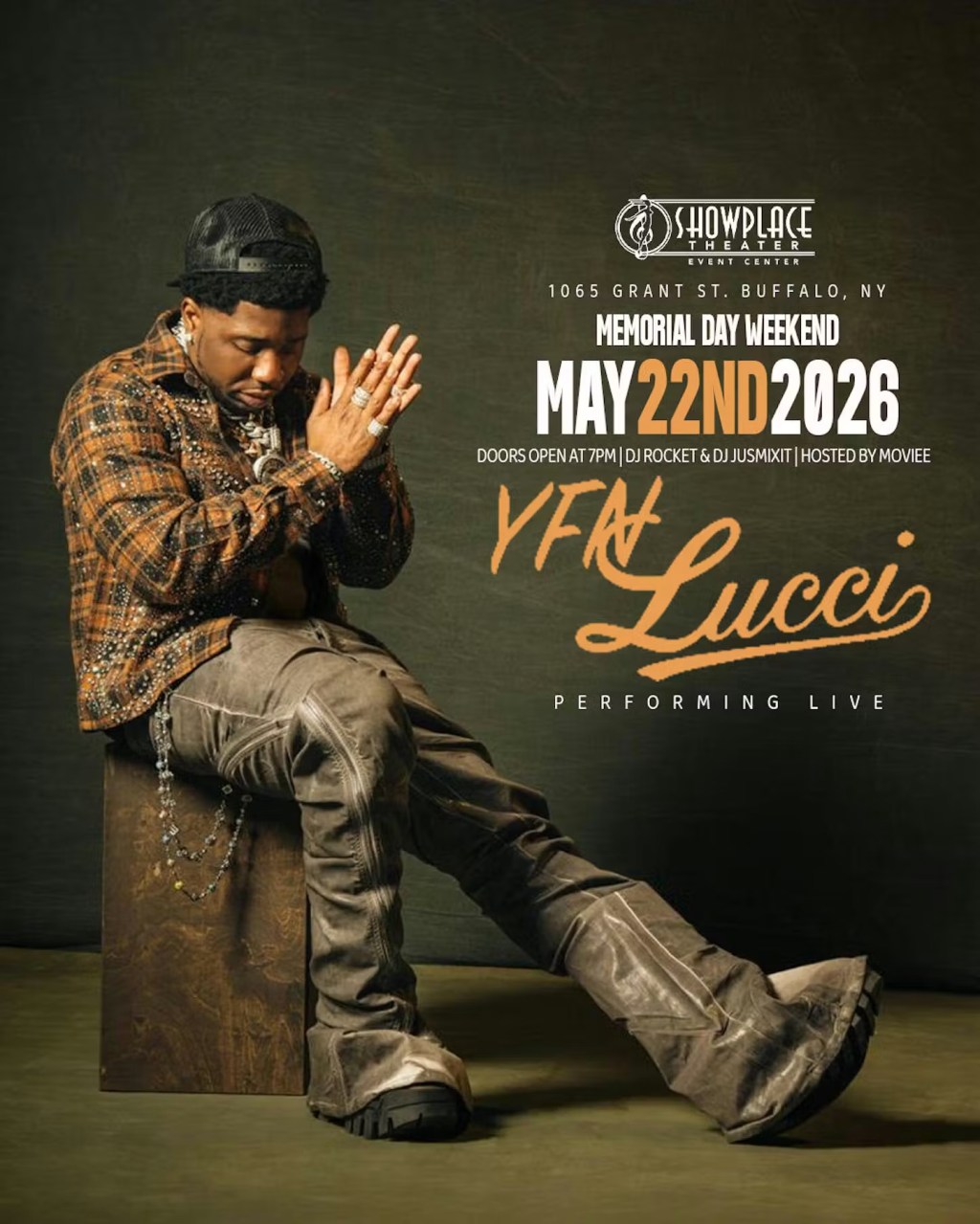 YFN Lucci in Buff, Friday, May 22 at Showplace&nbsp;Theater